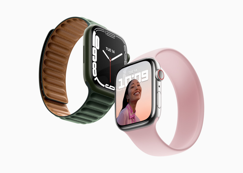 Apple Watch Series 7 vem com design refinado com durabilidade aprimorada, carregamento mais rápido, novas cores de caixa de alumínio e watchOS 8